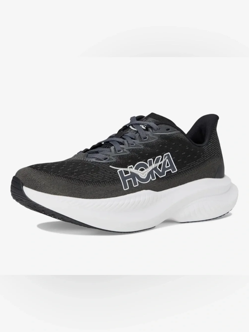 Hoka 🔥 Mach 6 Black White Shoes 1147790 BWHT Men’s Size 9.5 10 10.5 11 12 - Picture 7 of 11